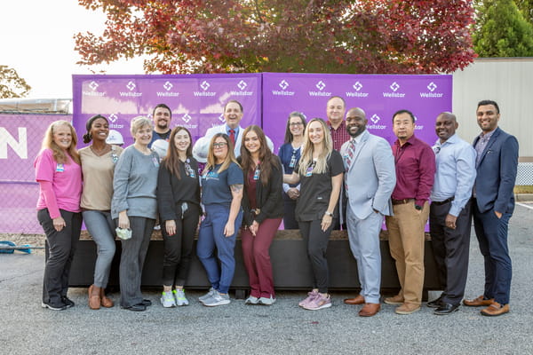 In the last year, patients received nearly 8,000 radiation treatments. The radiation oncology team (pictured) often extended hours from 7 a.m. until 7 or 8 p.m. to accommodate patients.