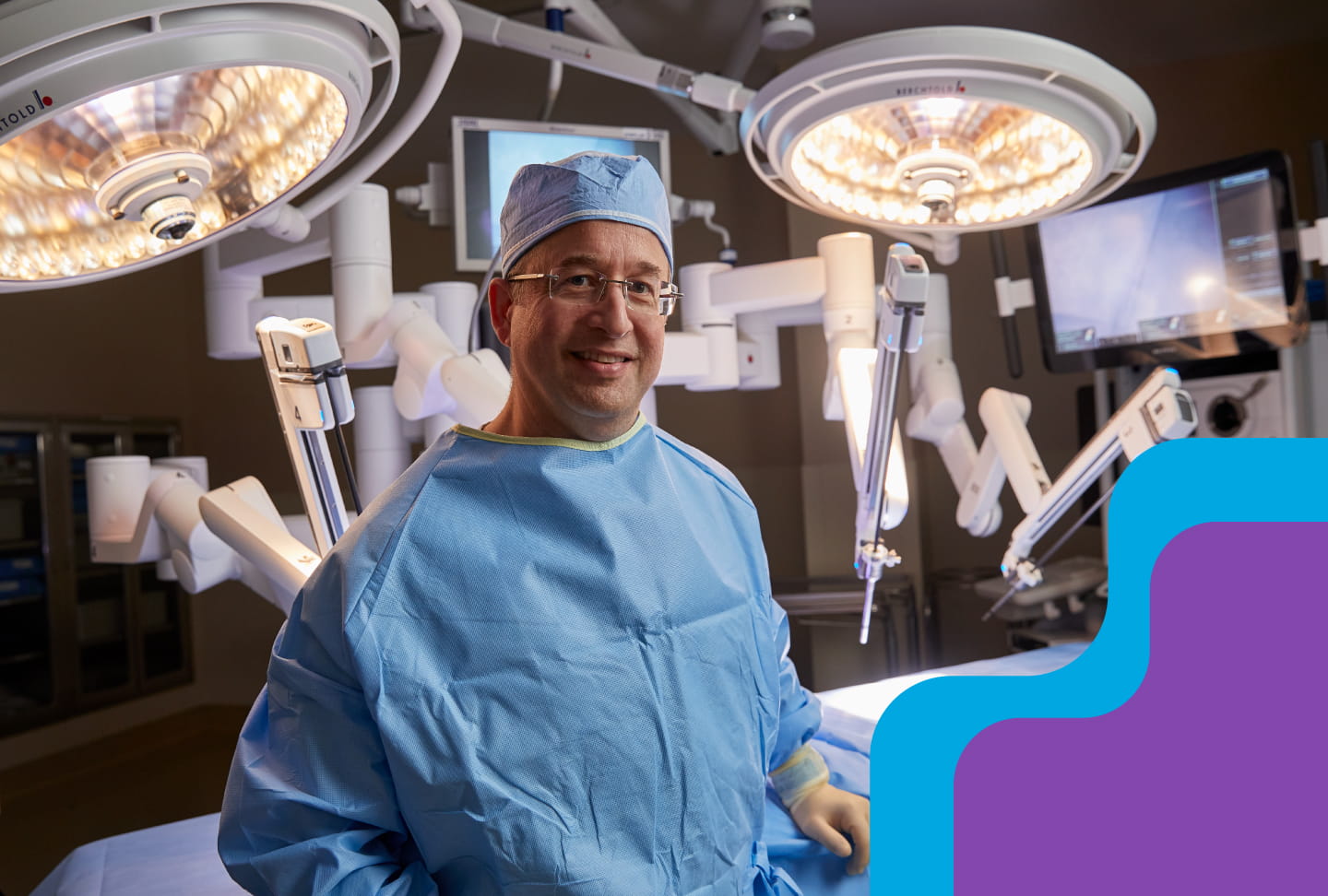 Dr. Scott Miller in a Wellstar Operating Room